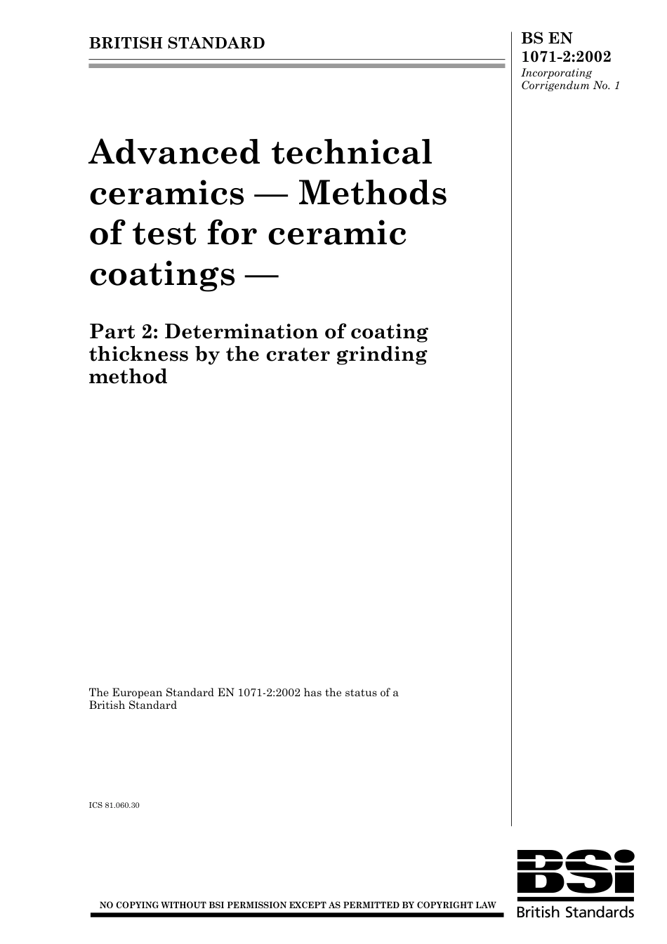 BS EN 01071-2-2002 (2004).pdf_第1页