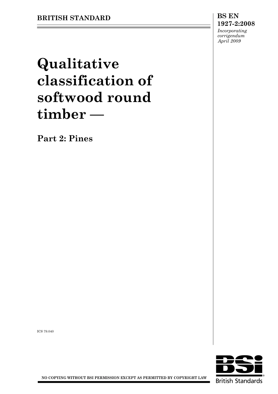 BS EN 01927-2-2008 (2009).pdf_第1页