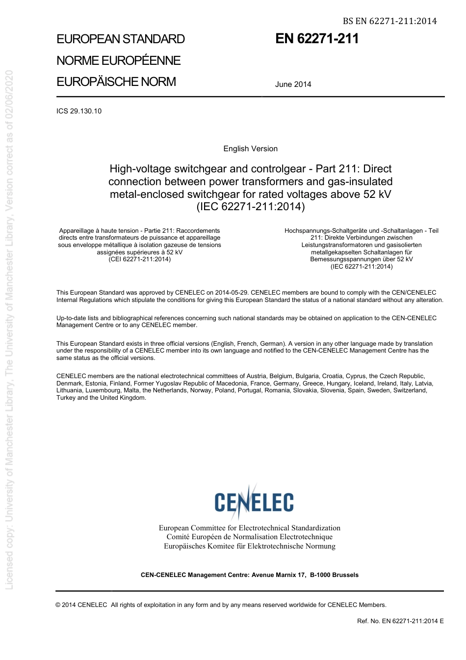 BS EN 62271-211-2014 (2017).pdf_第3页