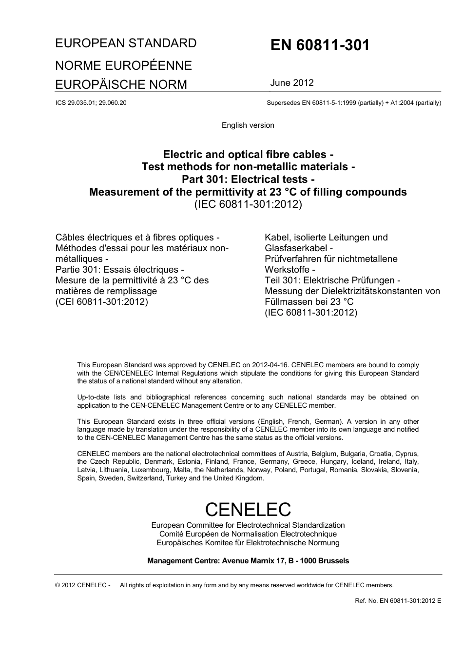 BS EN 60811-301-2012.pdf_第3页