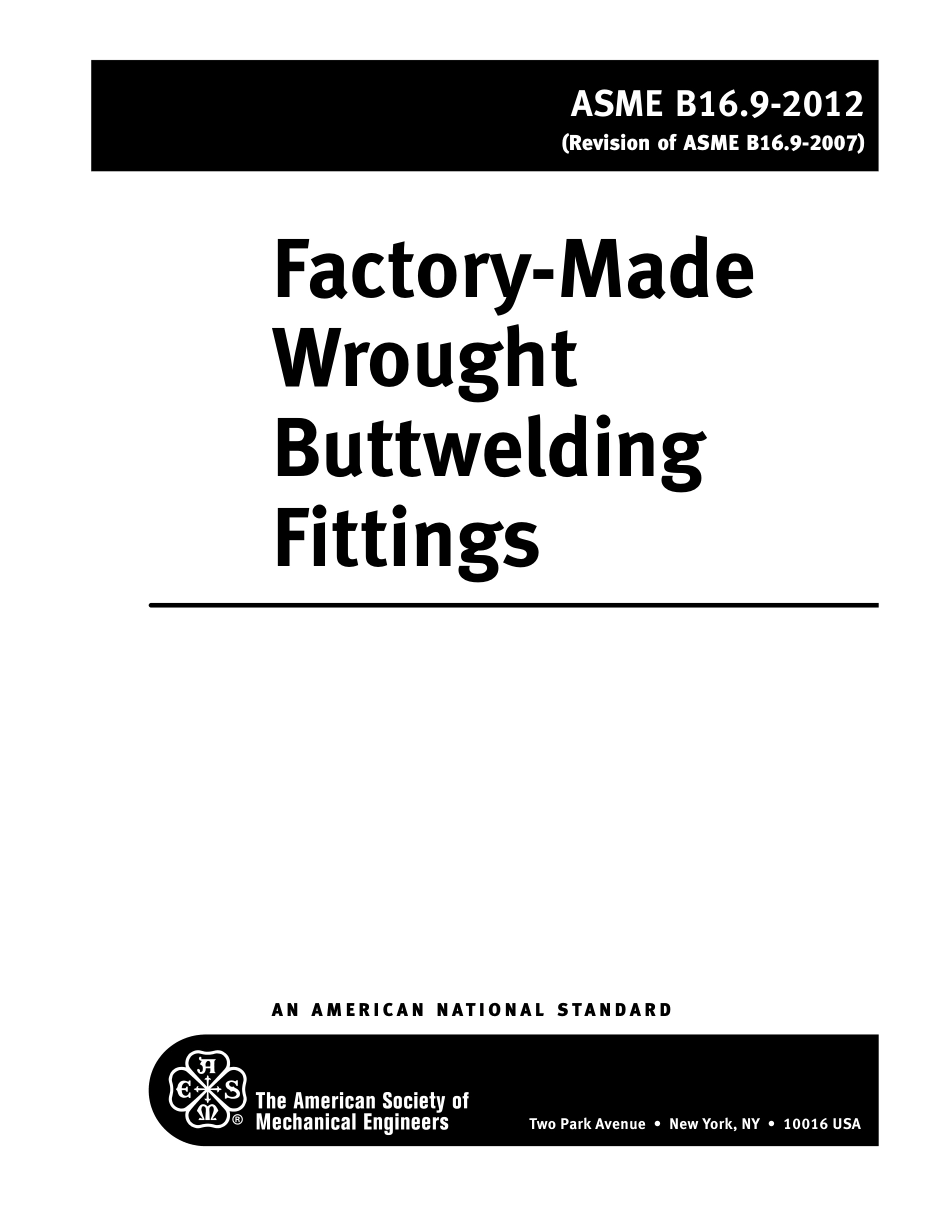 ASME B16.9-2012 Factory-Made Wrought Buttwelding Fittings .pdf_第3页