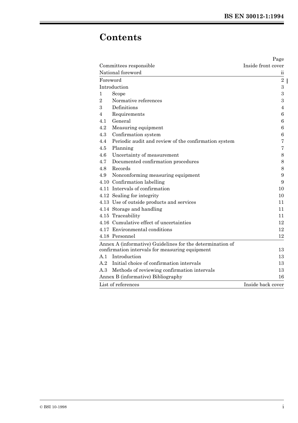 BS EN 30012-1-1994 (1998) BS 5781-1-1994, ISO 10012-1-1992.pdf_第3页