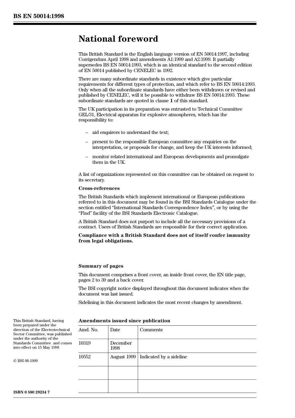 BS EN 50014-1998 (1999).pdf_第2页