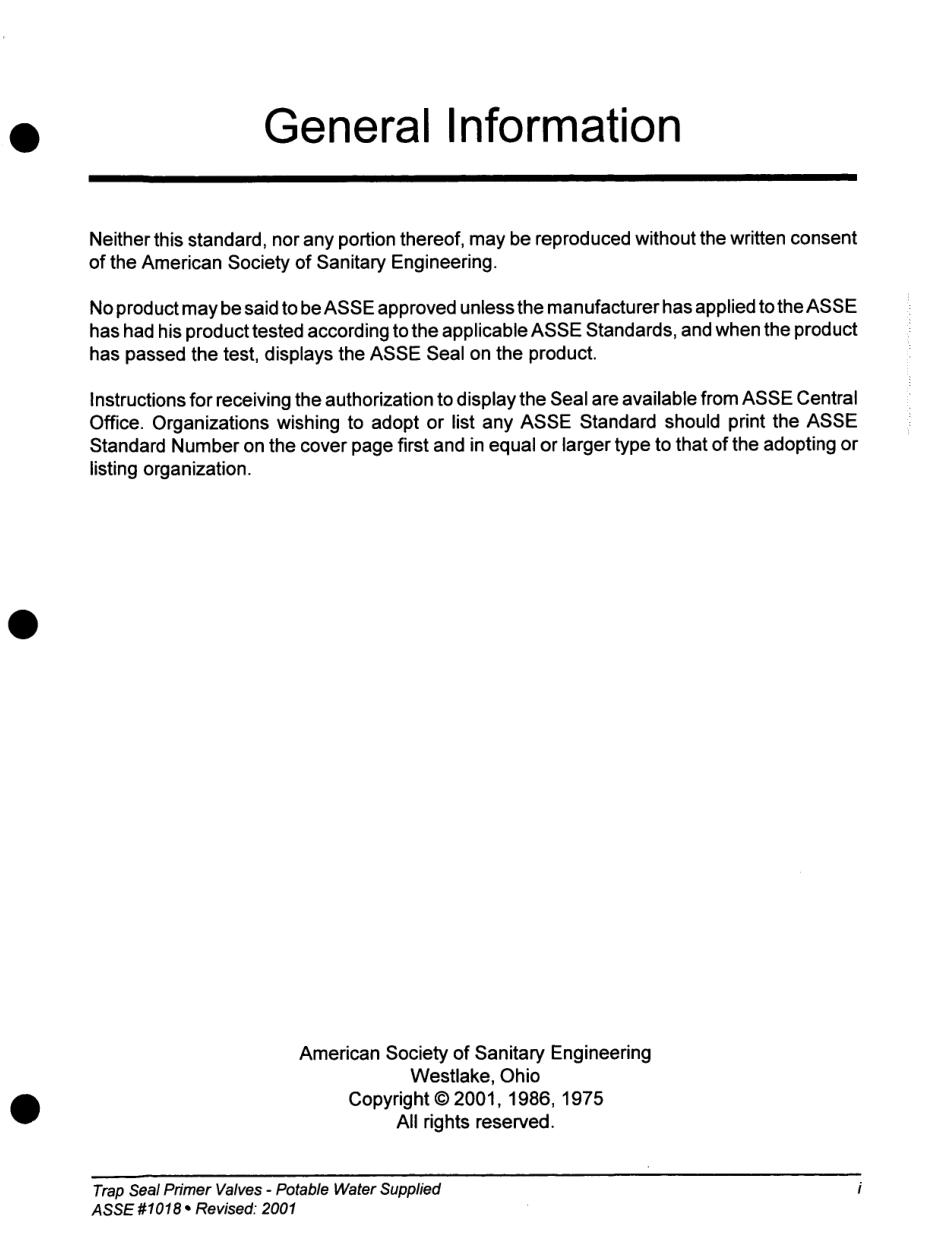 ASSE 1018 - 2001 TRAP SEAL PRIMER VALVES - POTABLE WATER SUPPLIED.pdf_第2页