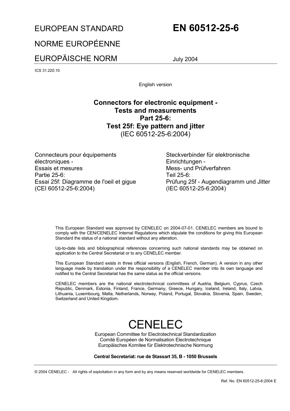 BS EN 60512-25-6-2004.pdf_第3页