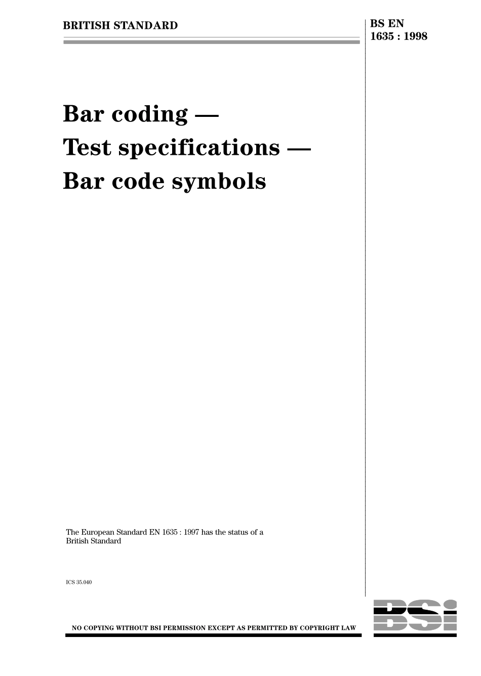 BS EN 01635-1998.pdf_第1页