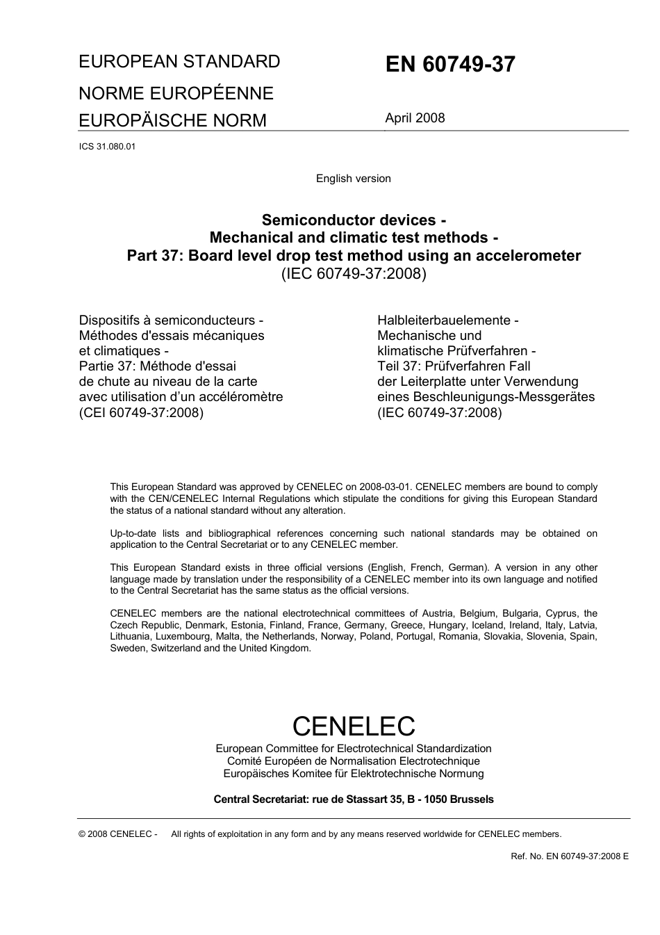 BS EN 60749-37-2008.pdf_第3页