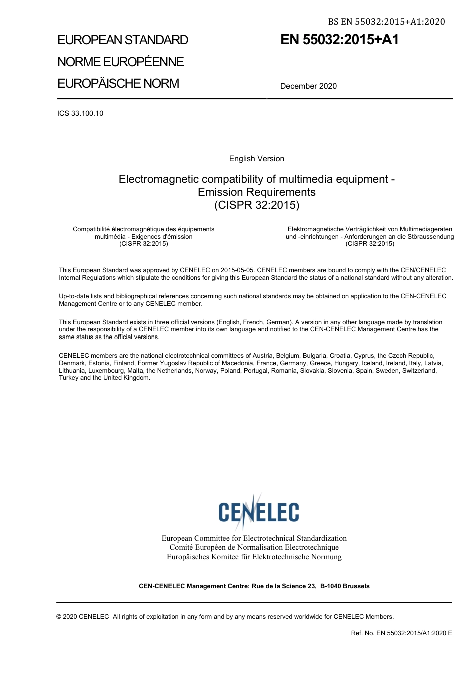 BS EN 55032-2015 + A1-2020.pdf_第3页