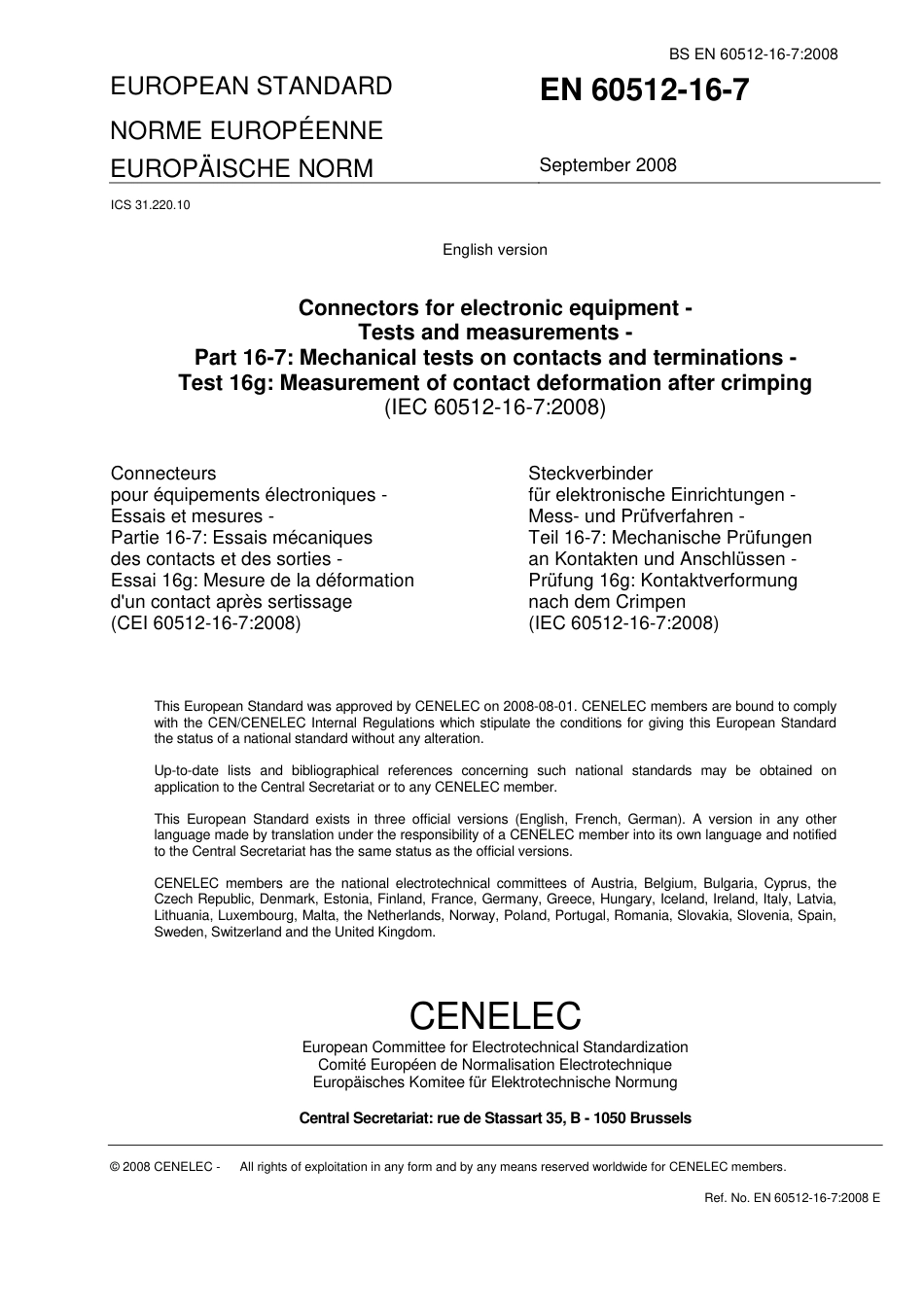 BS EN 60512-16-7-2008.pdf_第3页