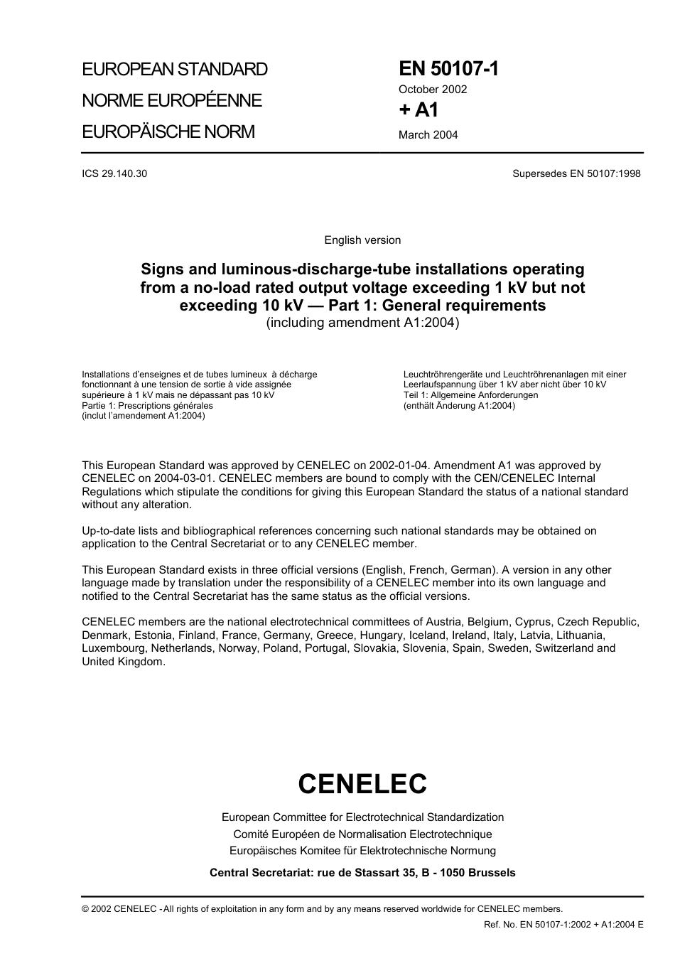 BS EN 50107-1-2002 (2004).pdf_第3页