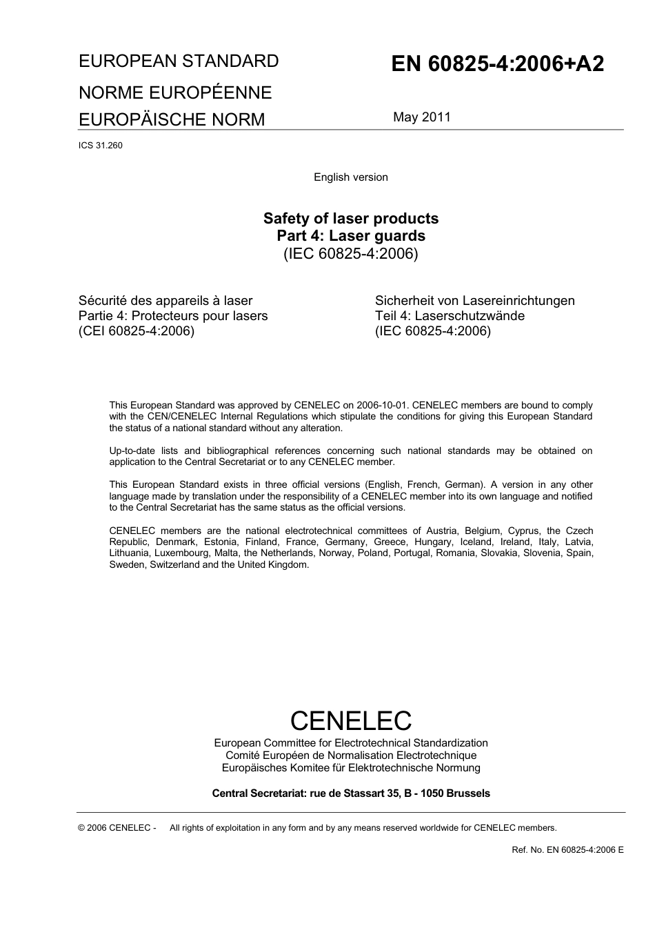 BS EN 60825-4-2006 + A2-2011.pdf_第3页