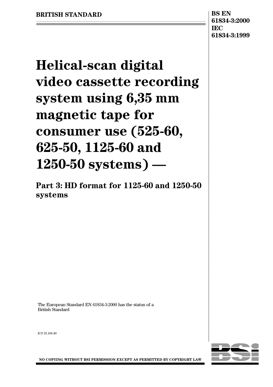 BS EN 61834-3-2000.pdf_第1页