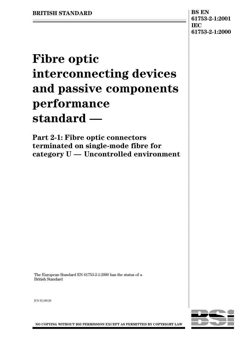 BS EN 61753-2-1-2001.pdf_第1页