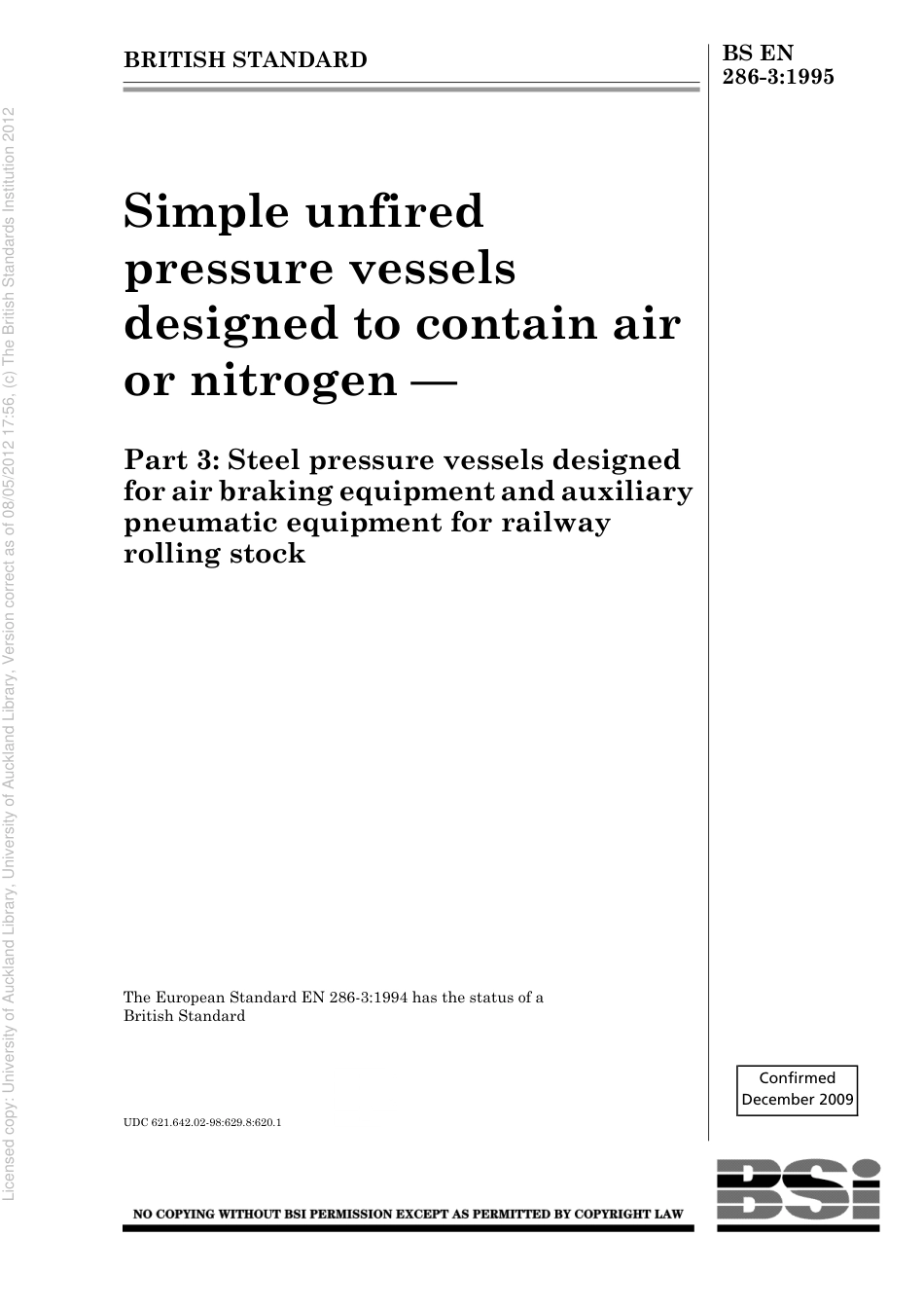 BS EN 00286-3-1995 (2009).pdf_第1页