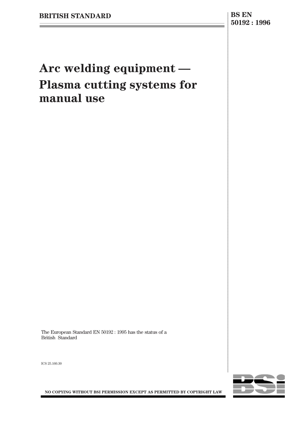 BS EN 50192-1996.pdf_第1页