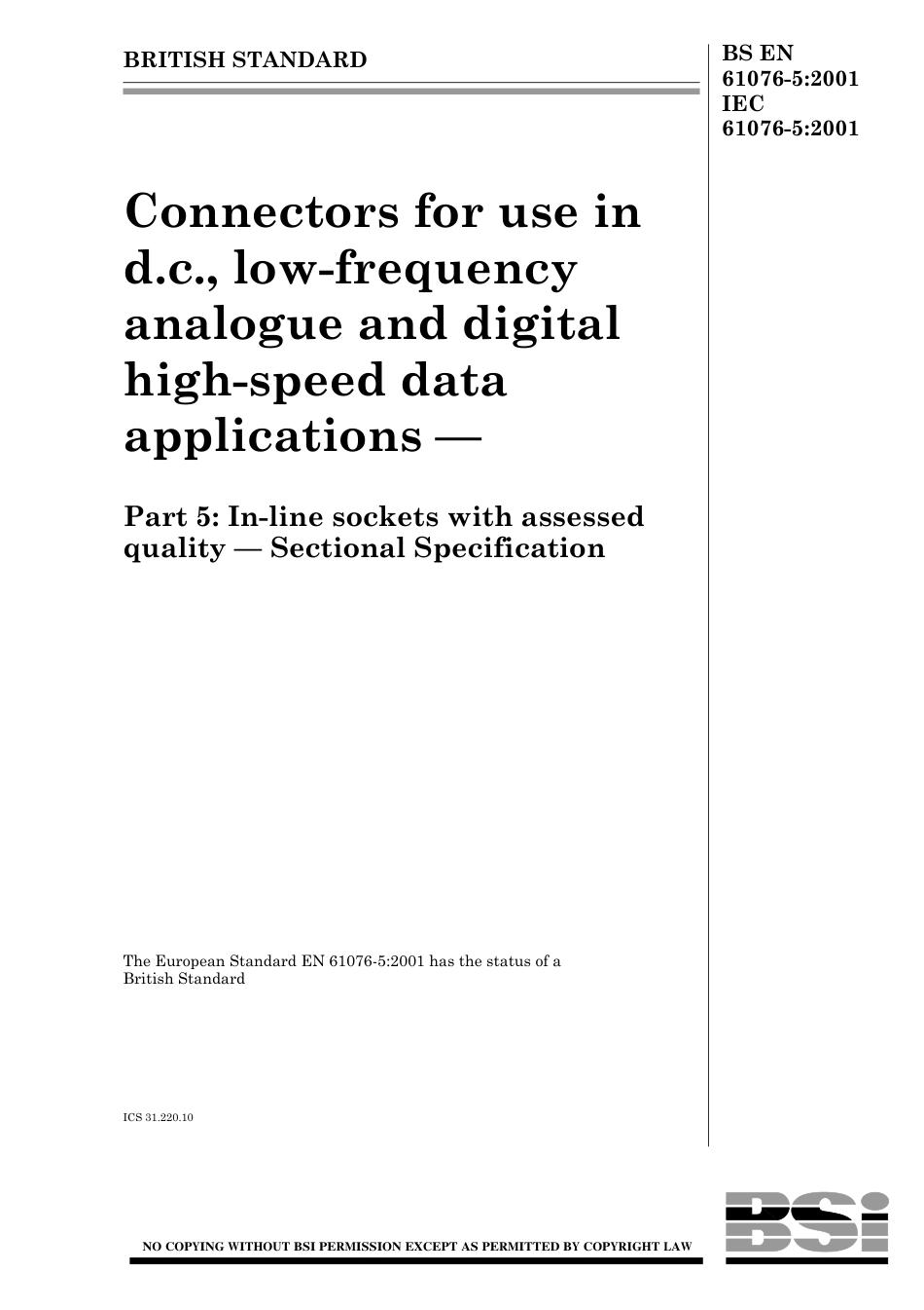 BS EN 61076-5-2001.pdf_第1页