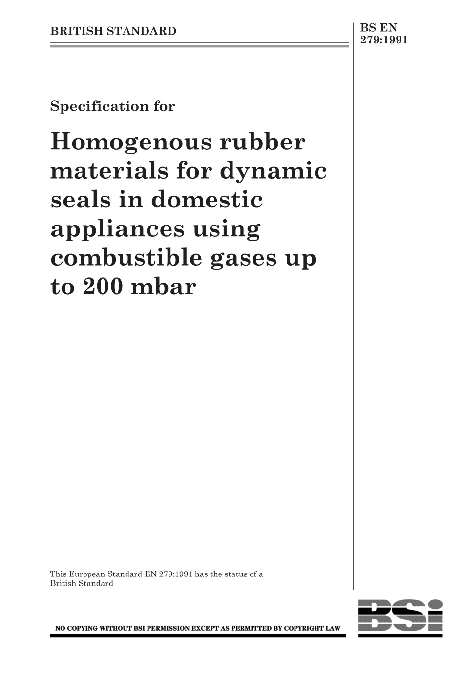 BS EN 00279-1991 (1999).pdf_第1页