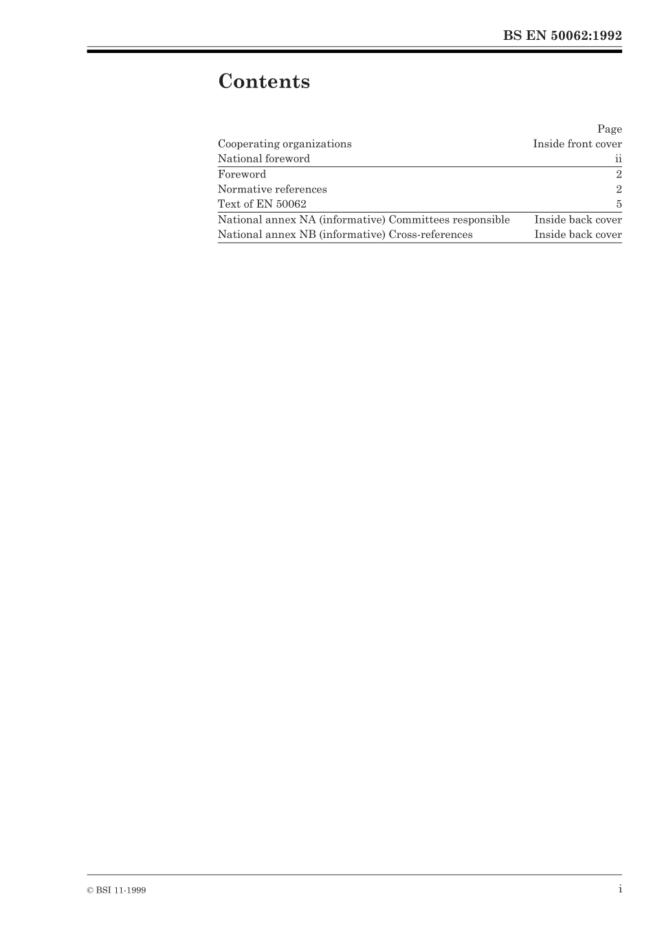 BS EN 50062-1992 (1999).pdf_第3页