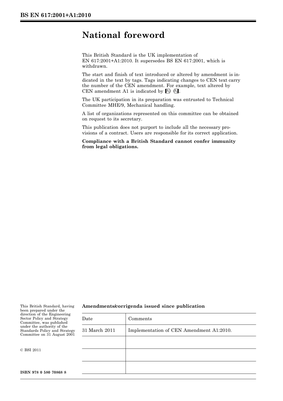 BS EN 00617-2001 + A1-2010 (2011).pdf_第2页