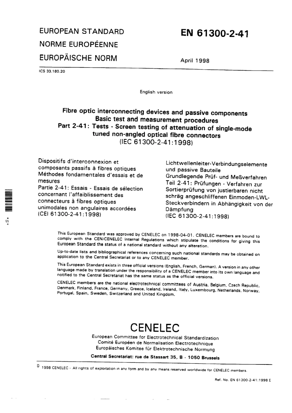 BS EN 61300-2-41-1998 scan.pdf_第3页