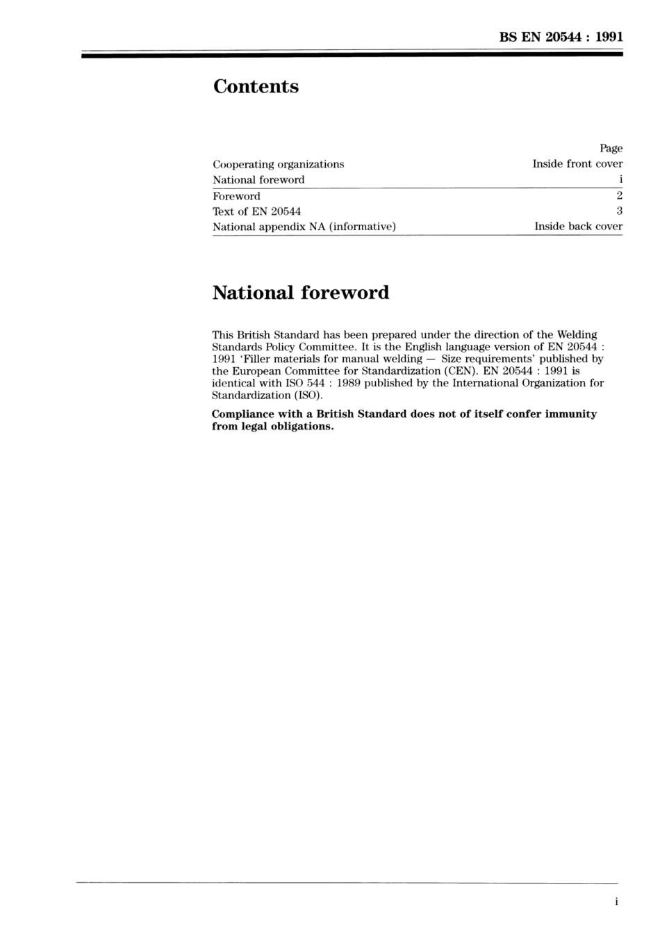 BS EN 20544-1991 (ISO 544-1989) scan.pdf_第3页