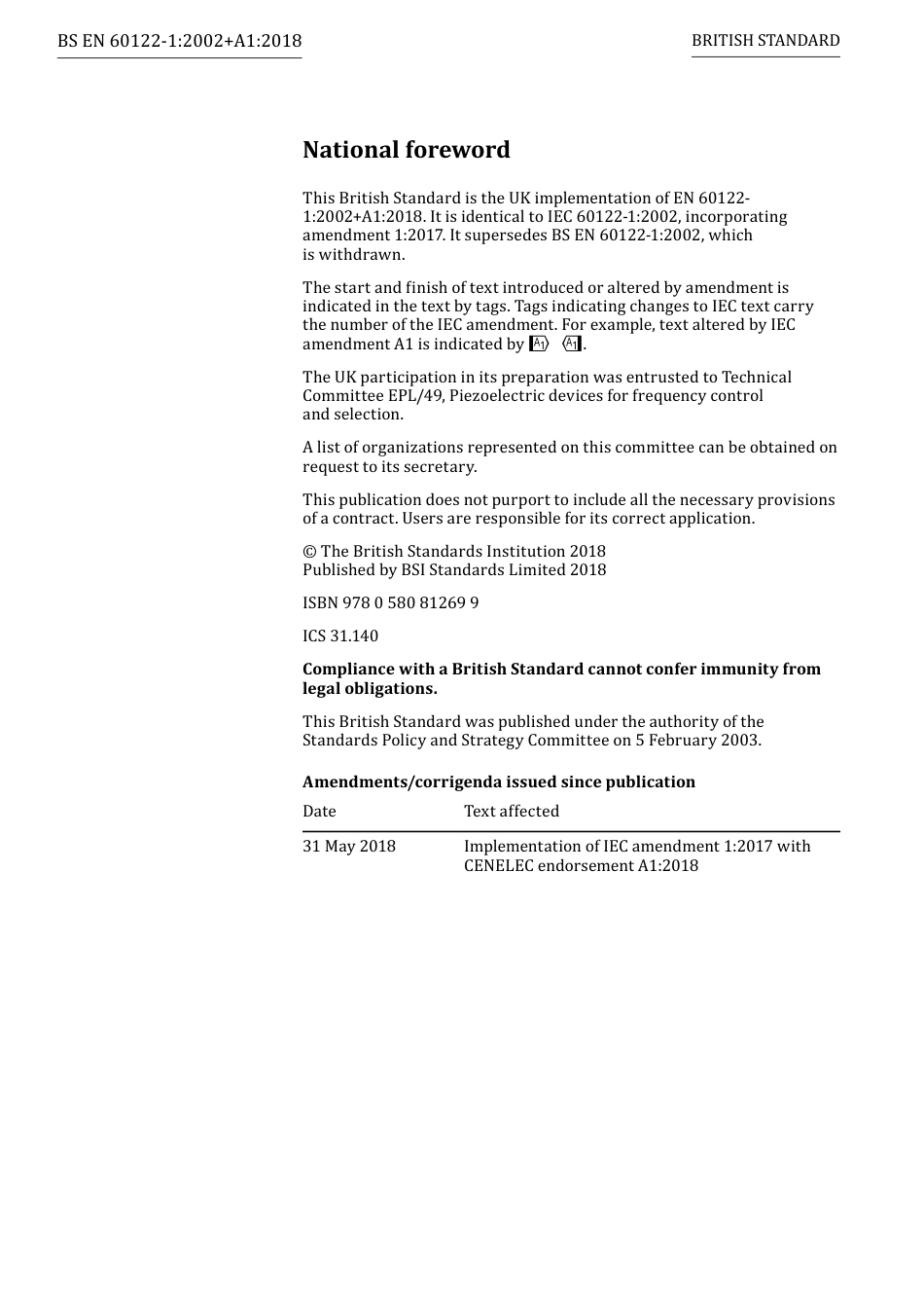 BS EN 60122-1-2002 + A1-2018.pdf_第2页