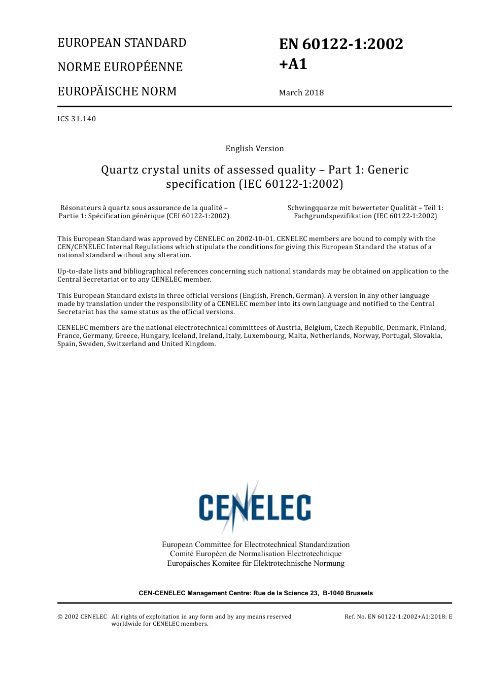 BS EN 60122-1-2002 + A1-2018.pdf_第3页