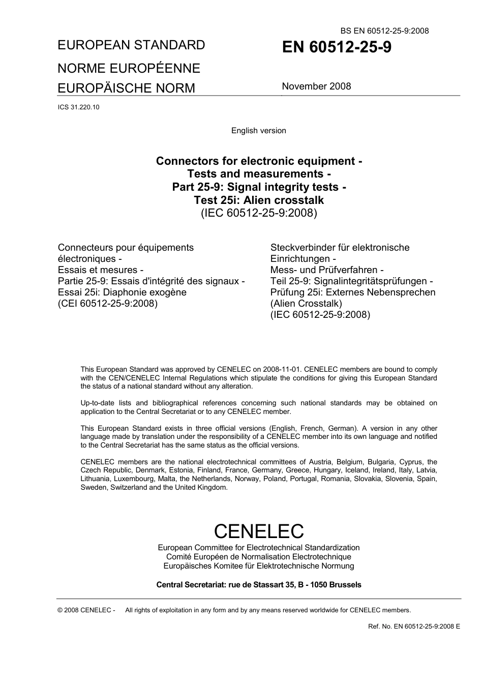 BS EN 60512-25-9-2008.pdf_第3页