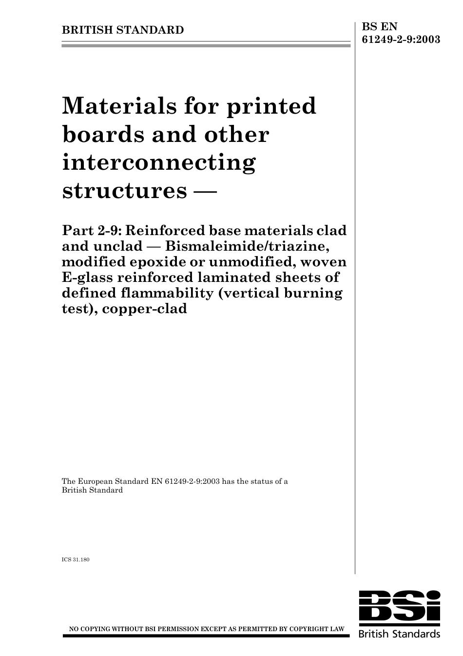 BS EN 61249-2-9-2003.pdf_第1页