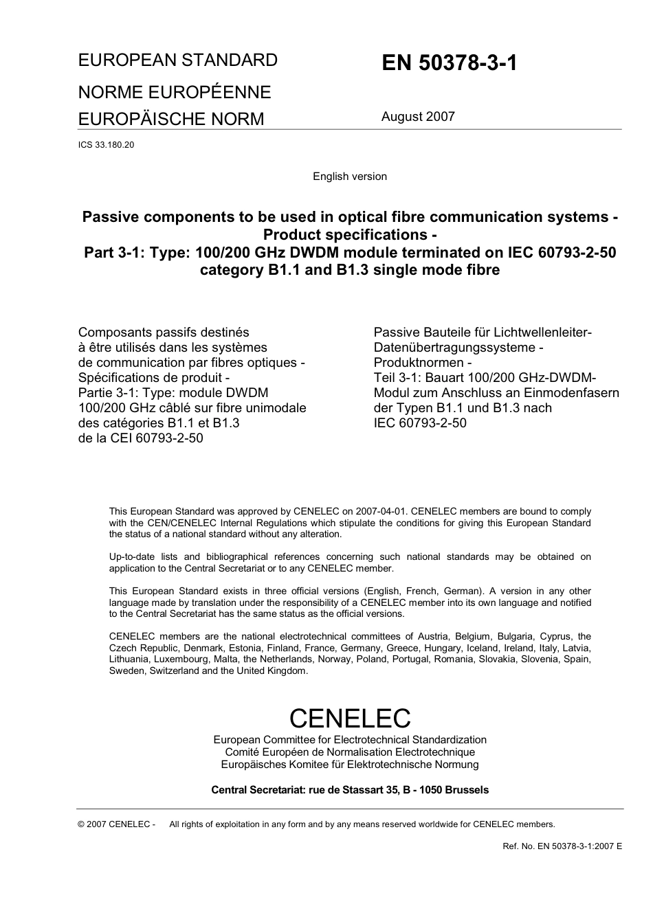 BS EN 50378-3-1-2007.pdf_第3页