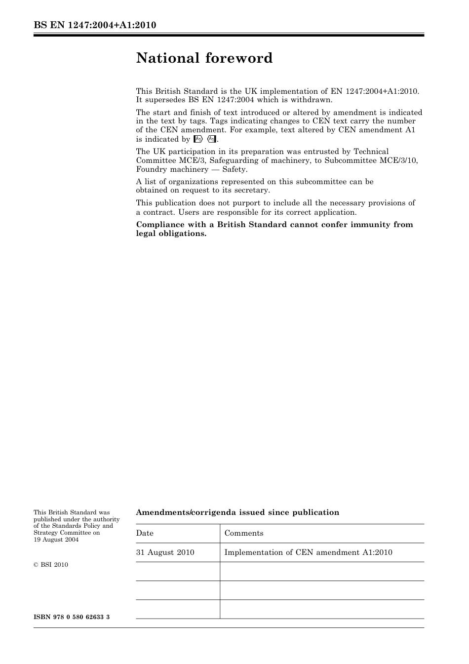 BS EN 01247-2004 + A1-2010.pdf_第2页