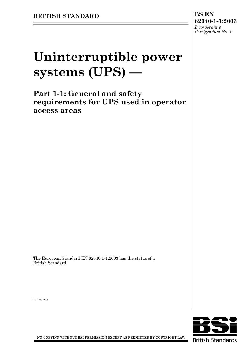 BS EN 62040-1-1-2003 (2004).pdf_第1页