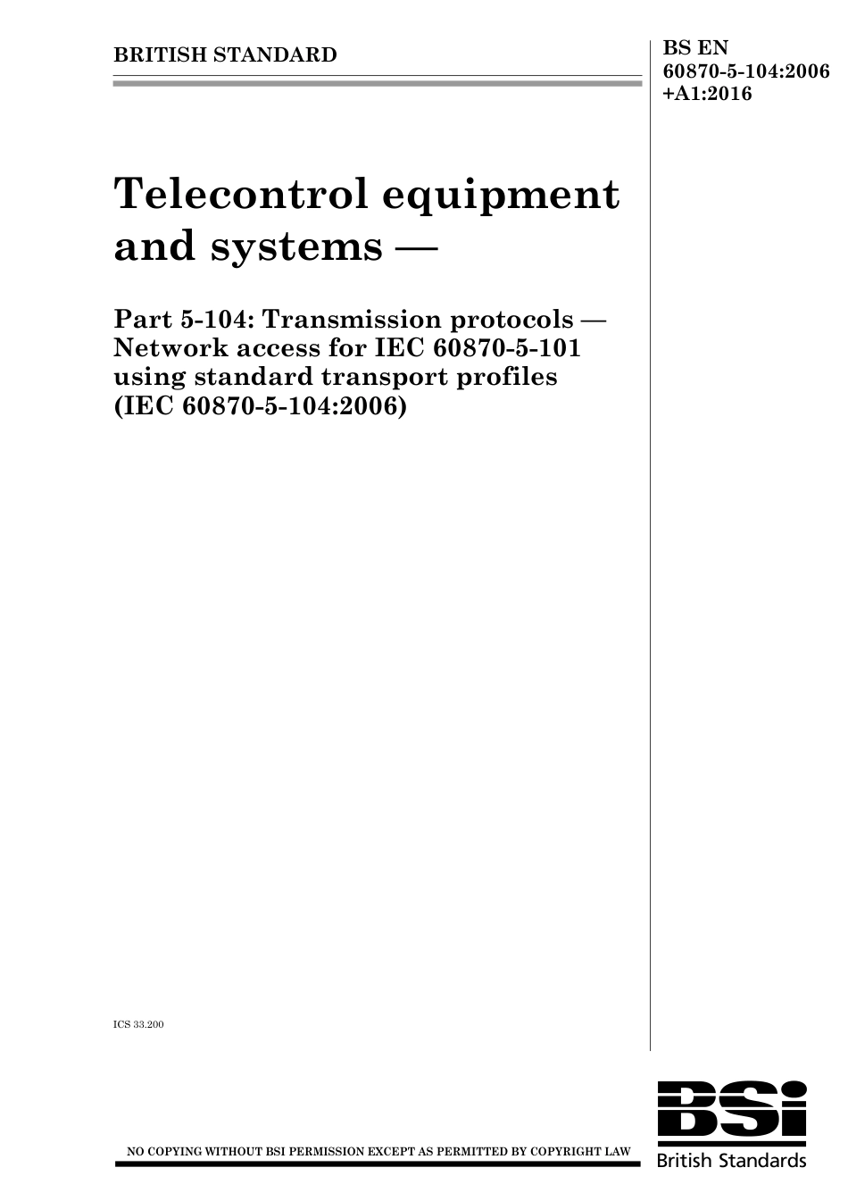 BS EN 60870-5-104-2006 + A1-2016.pdf_第1页