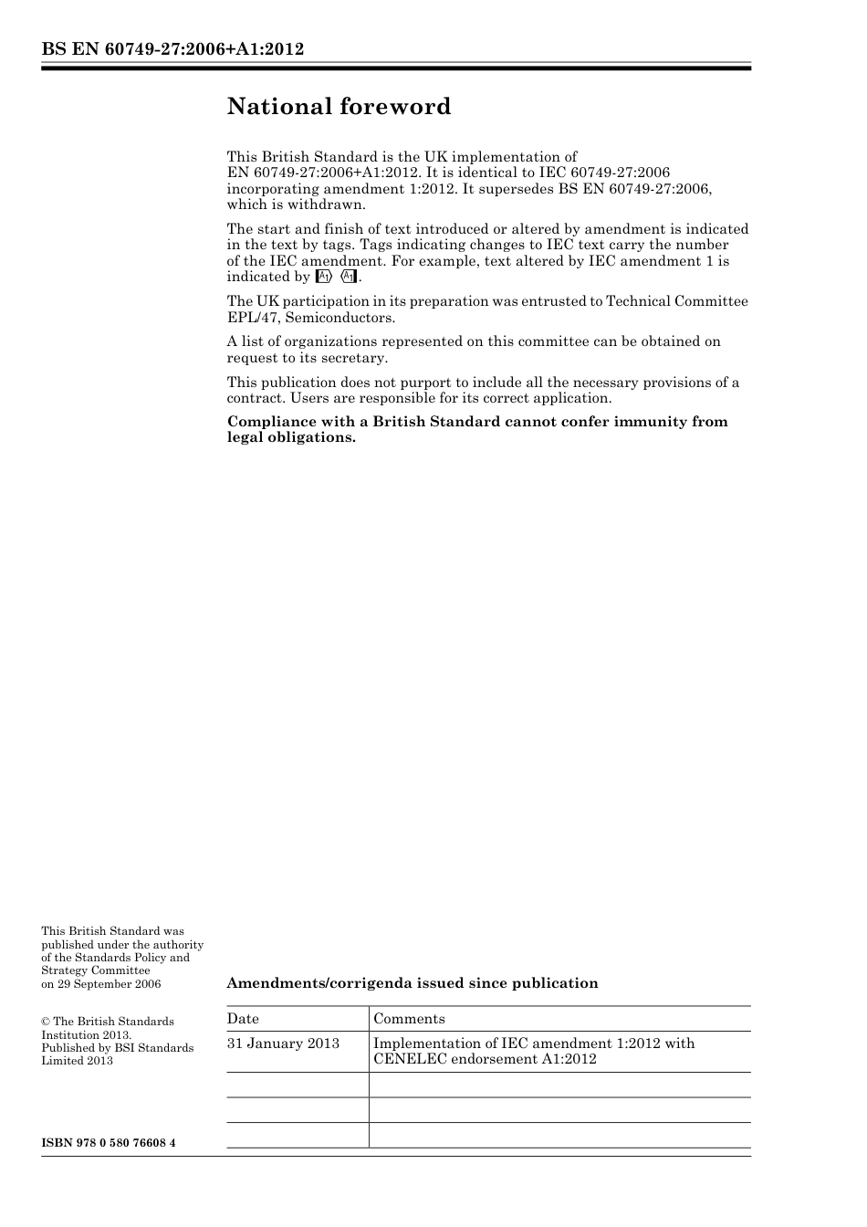 BS EN 60749-27-2006 + A1-2012.pdf_第2页