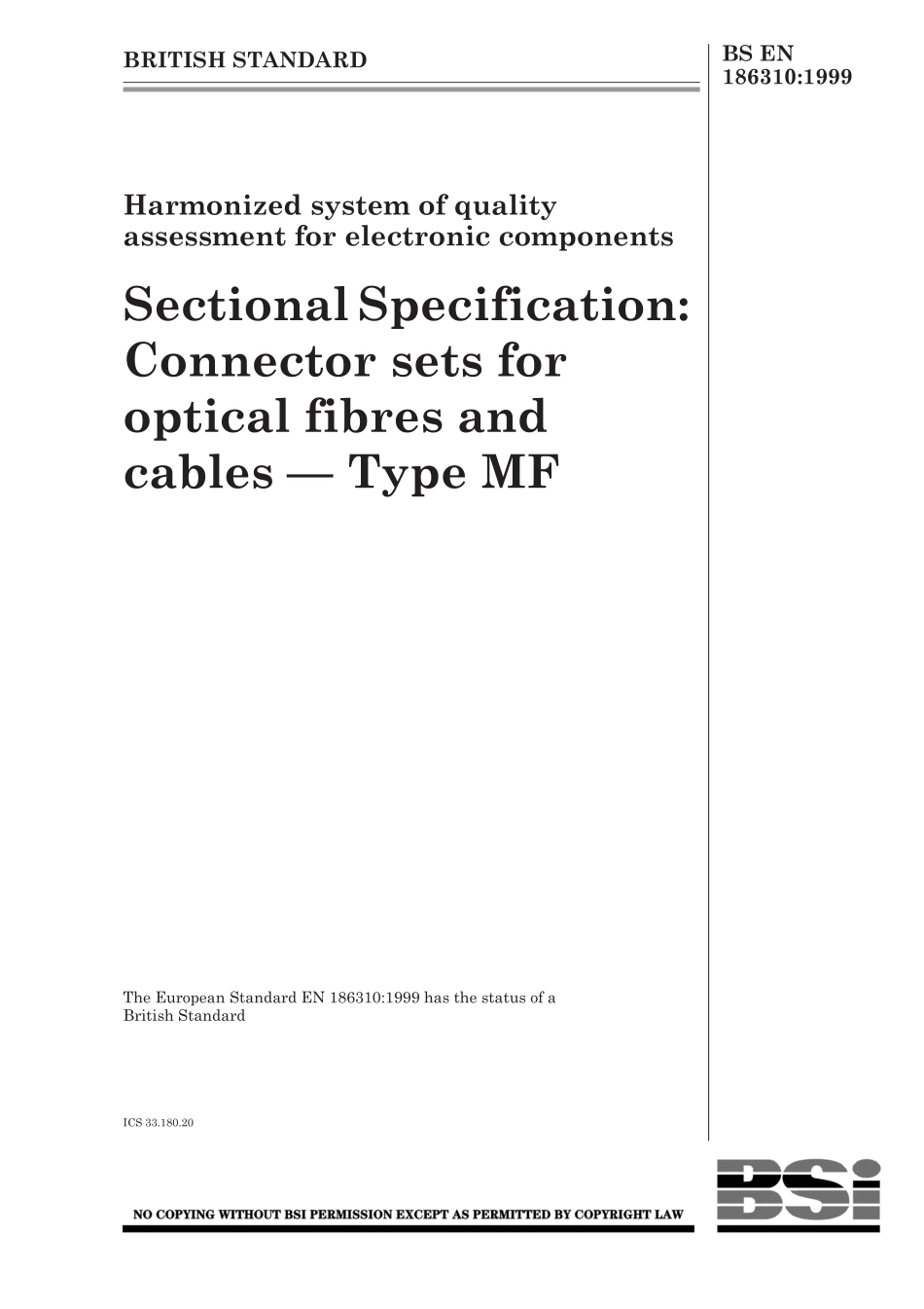 BS EN 186310-1999.pdf_第1页