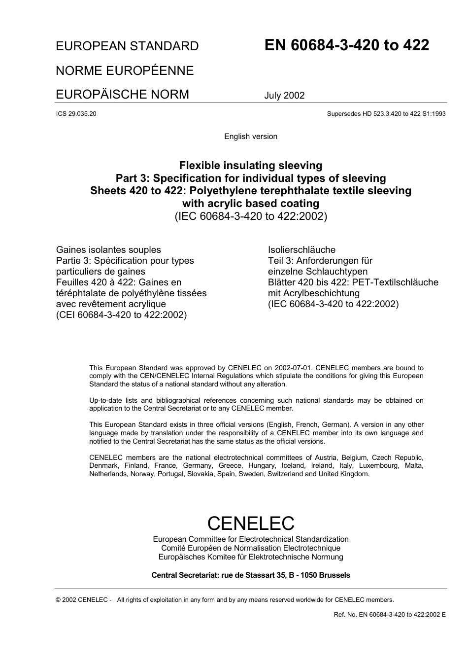 BS EN 60684-3-420 to 422-2002.pdf_第3页