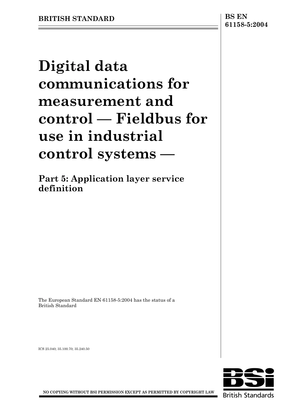 BS EN 61158-5-2004.pdf_第1页