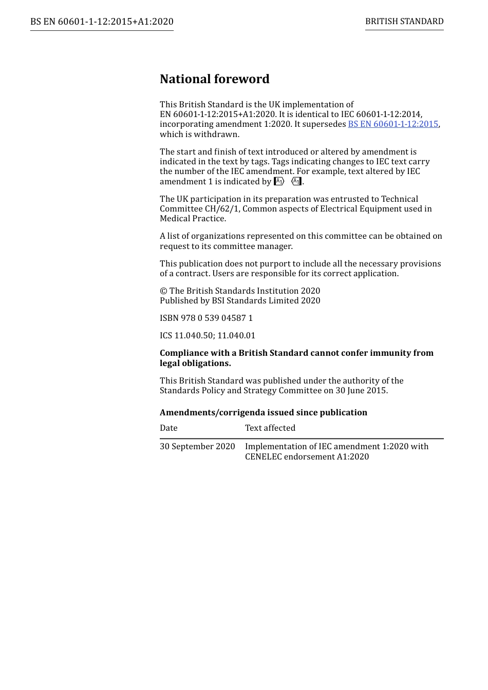 BS EN 60601-1-12-2015 + A1-2020.pdf_第2页