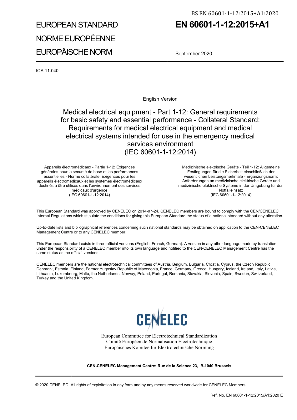 BS EN 60601-1-12-2015 + A1-2020.pdf_第3页