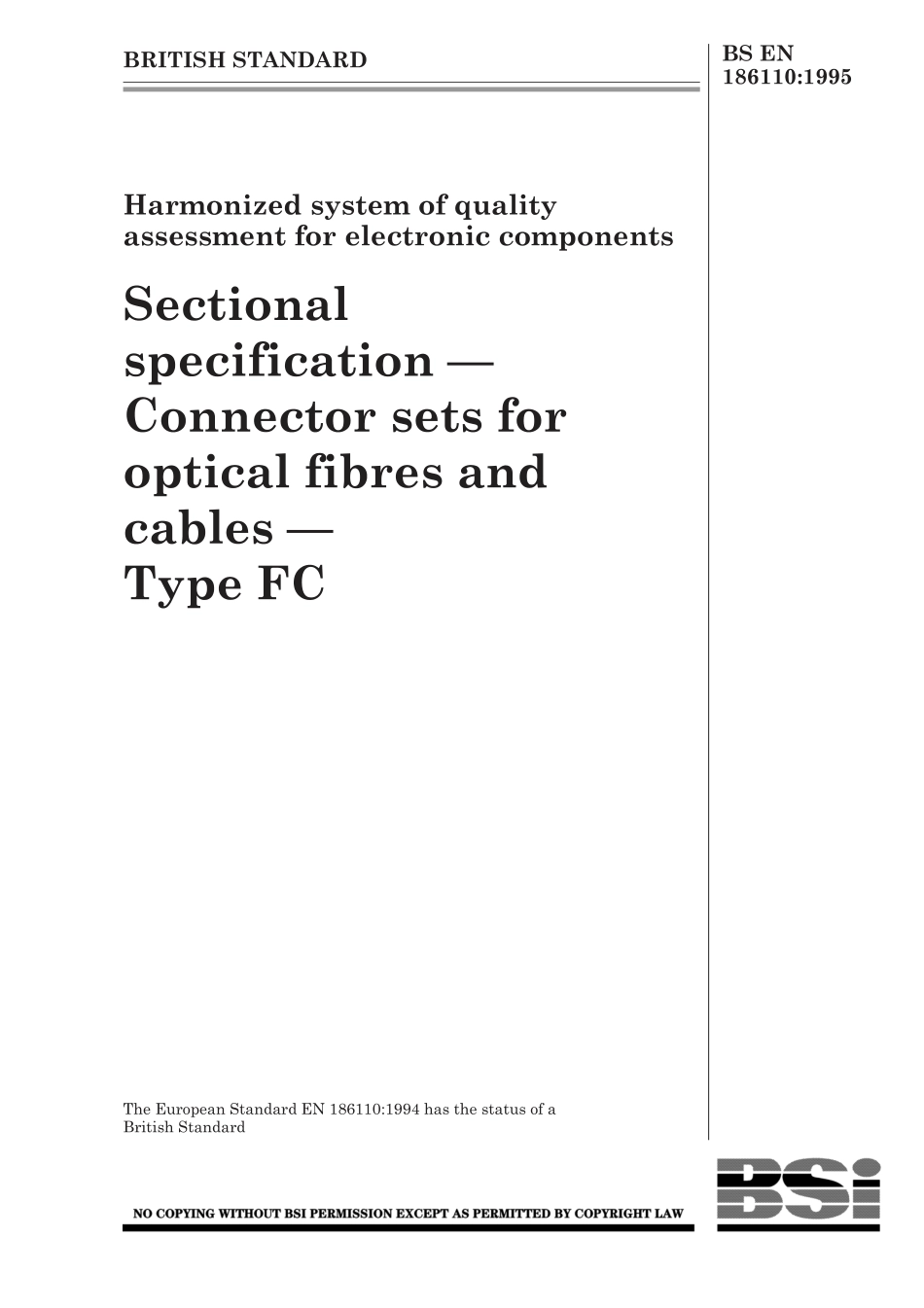 BS EN 186110-1995 (1999).pdf_第1页