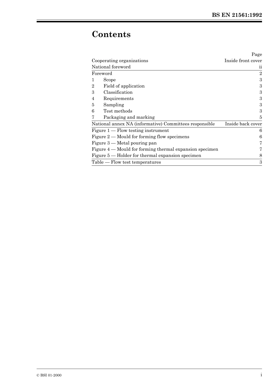 BS EN 21561-1992 (2000) ISO 1561-1975.pdf_第3页