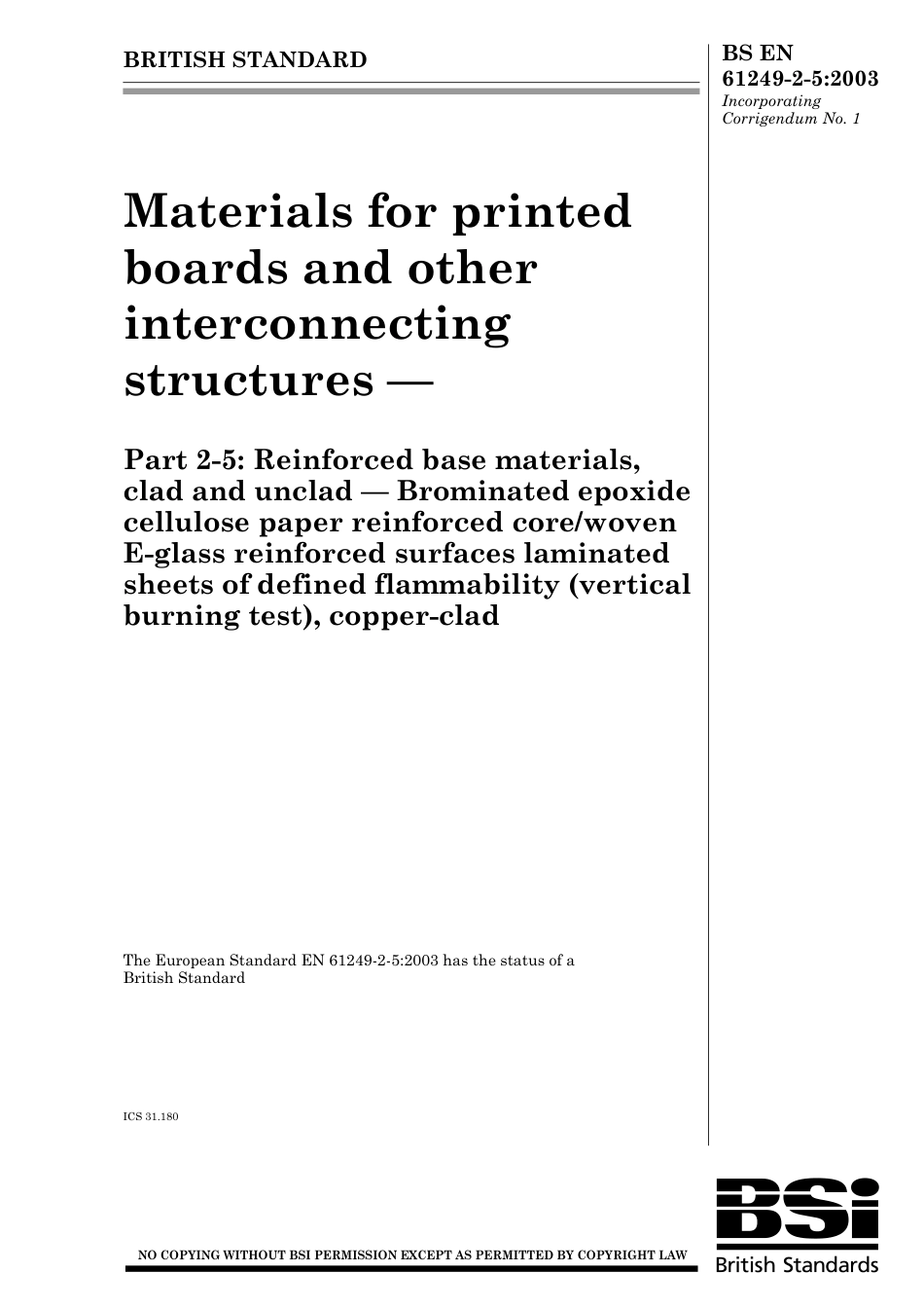 BS EN 61249-2-5-2003 (2006).pdf_第1页