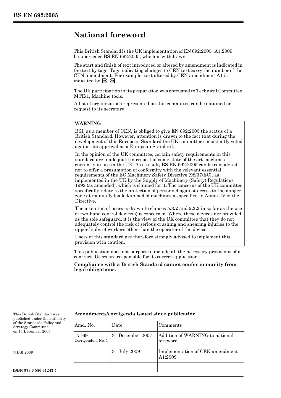 BS EN 00692-2005 + A1-2009.pdf_第2页