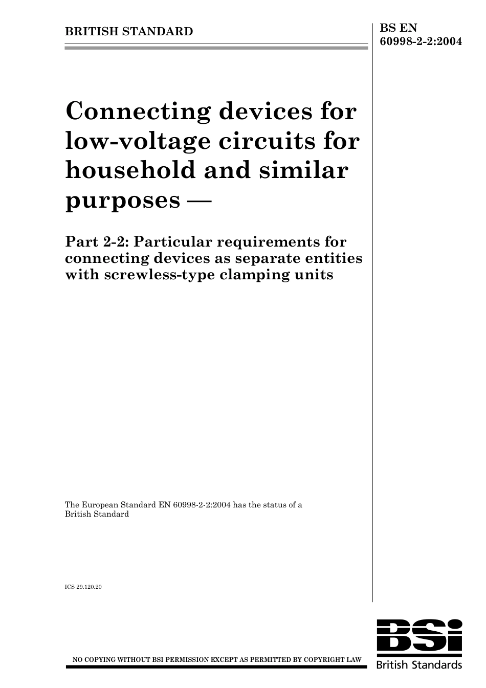 BS EN 60998-2-2-2004.pdf_第1页