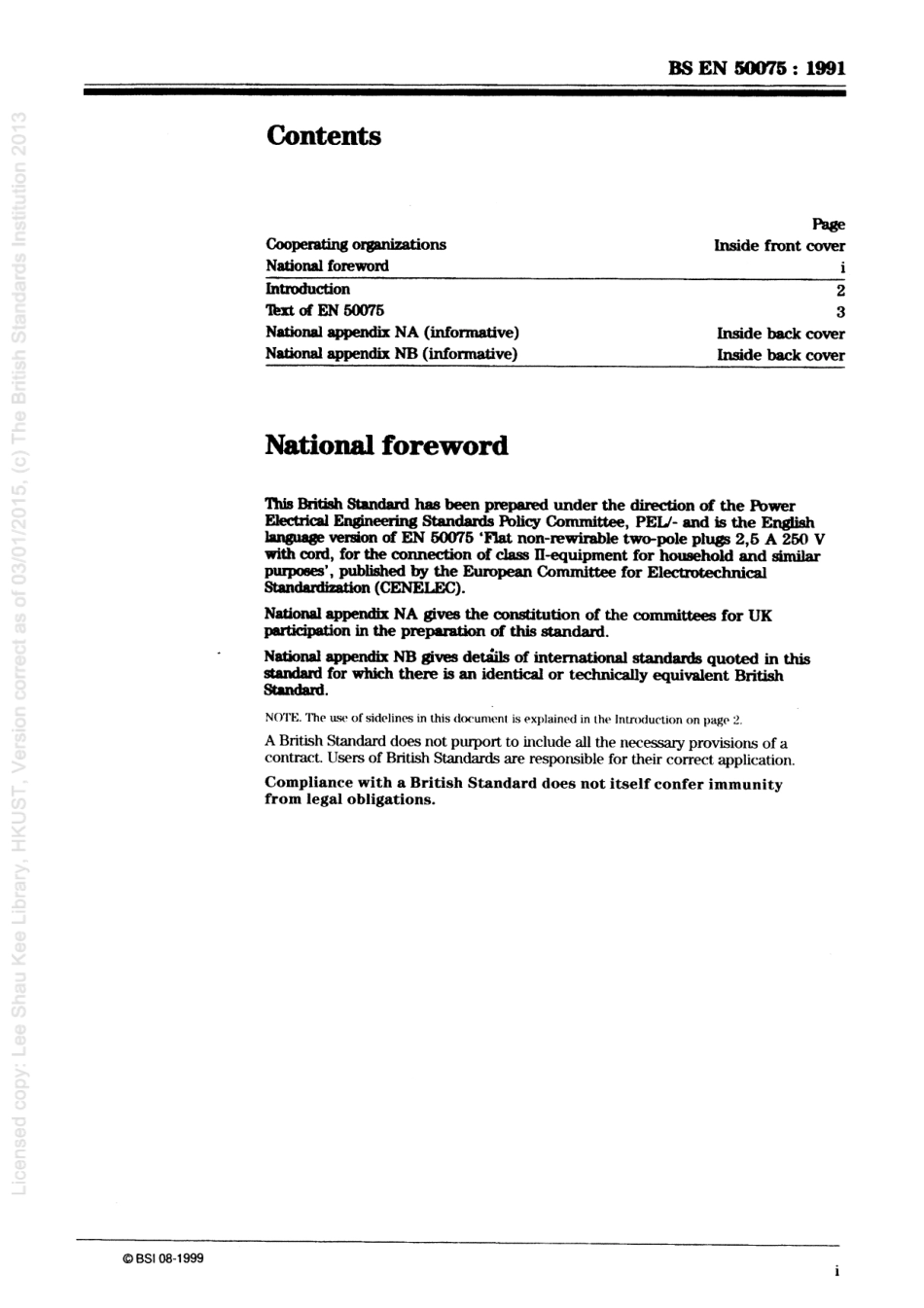 BS EN 50075-1991 (1999) scan.pdf_第3页