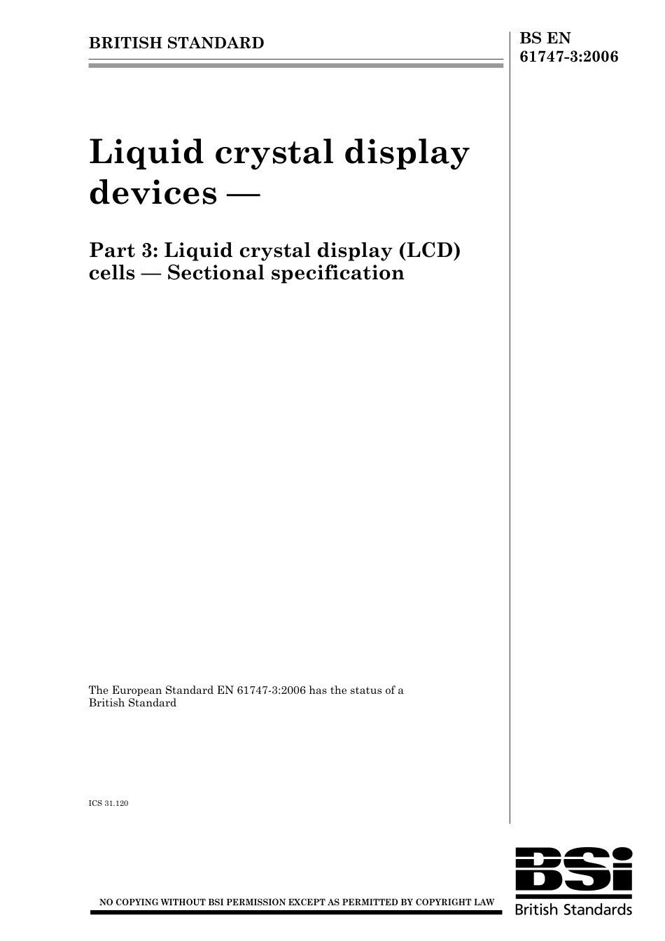 BS EN 61747-3-2006.pdf_第1页