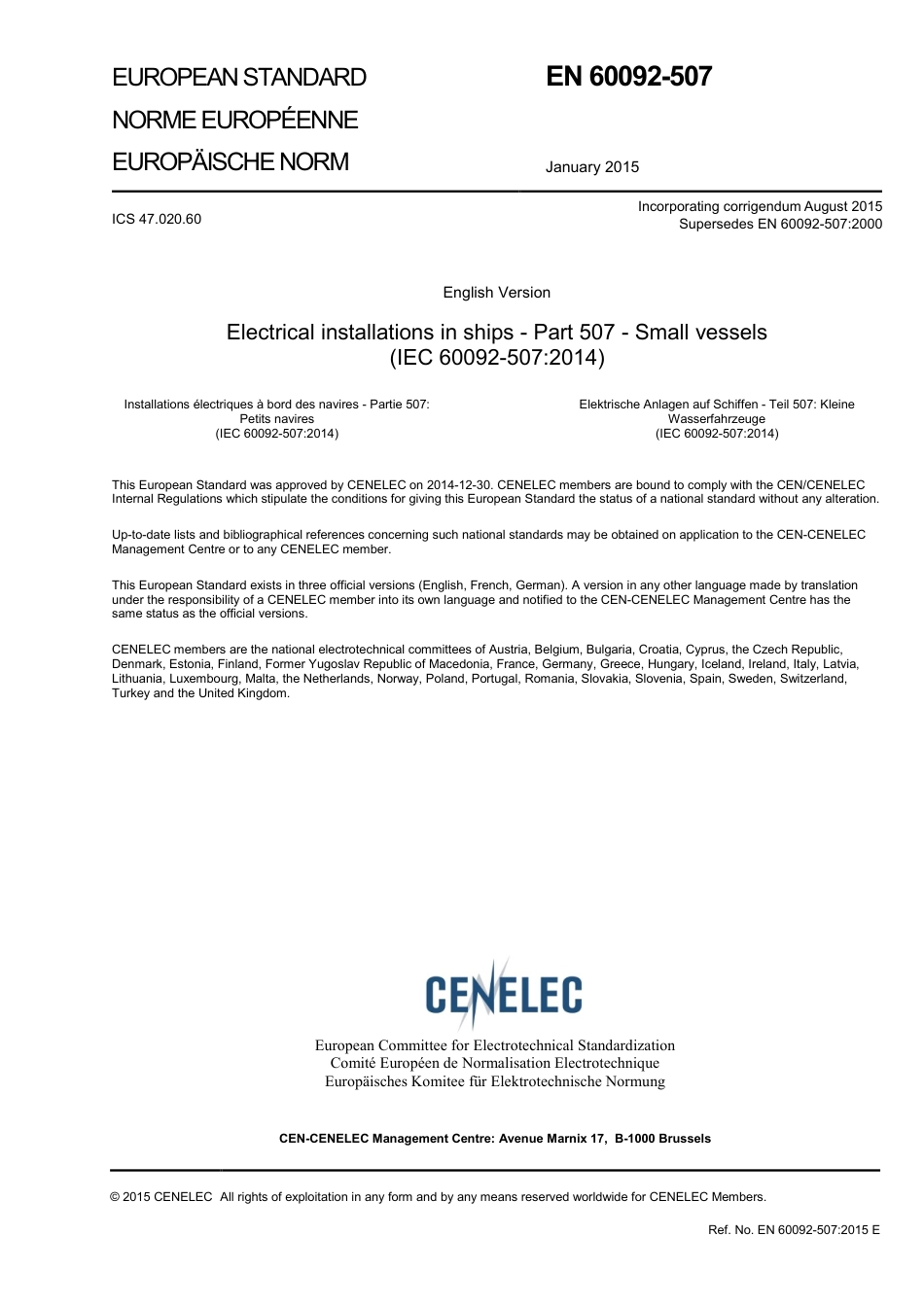 BS EN 60092-507-2015.pdf_第3页