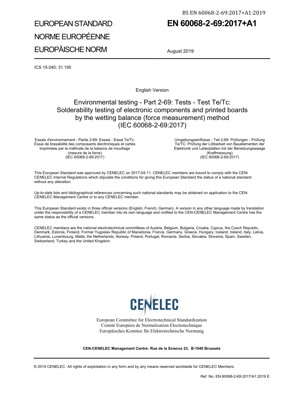 BS EN 60068-2-69-2017 + A1-2019.pdf_第3页