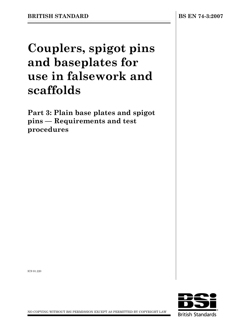 BS EN 00074-3-2007 (2010).pdf_第1页