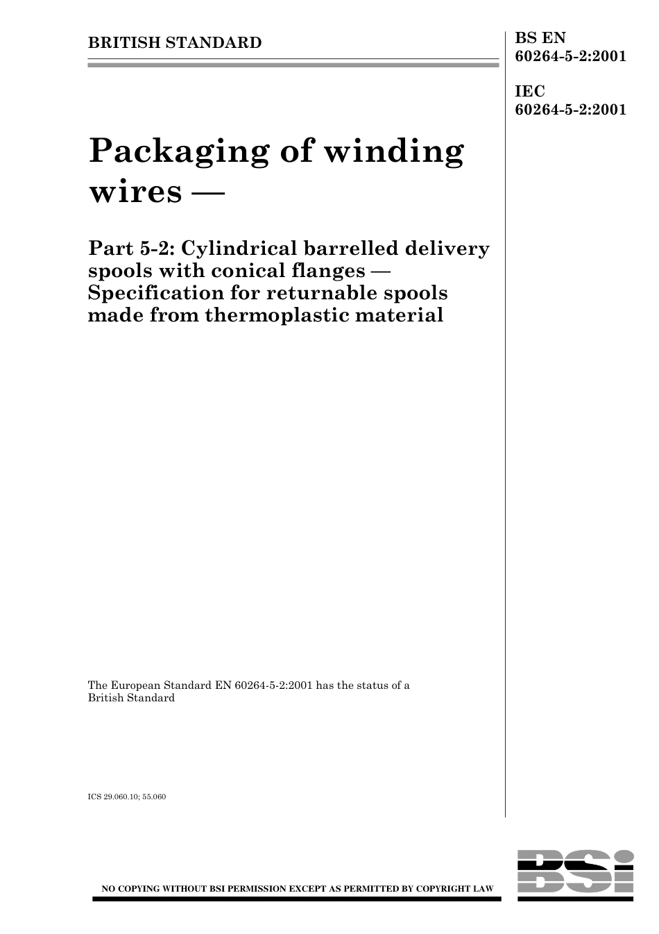 BS EN 60264-5-2-2001.pdf_第1页